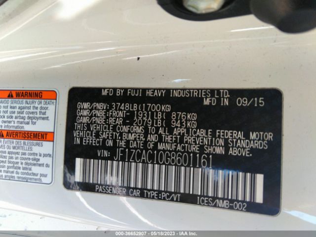 JF1ZCAC10G8601161 Subaru Brz Limited