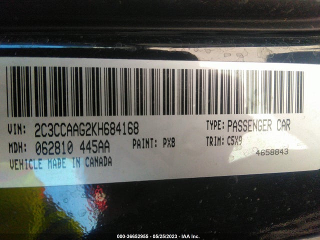 2C3CCAAG2KH684168 Chrysler 300 Touring