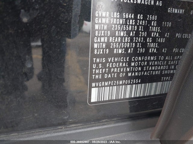 WVGRMPE25MP052554 Volkswagen ID.4 PRO