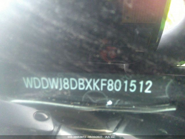 WDDWJ8DBXKF801512 Mercedes-Benz C-class C 300