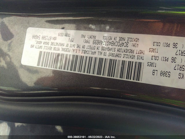 Dodge JOURNEY SE 2016 3C4PDCAB4GT240699 Image 9