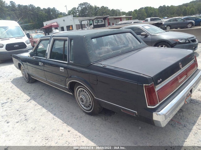 1986 LINCOLN TOWN CAR VIN: 1LNBP96F7GY663769