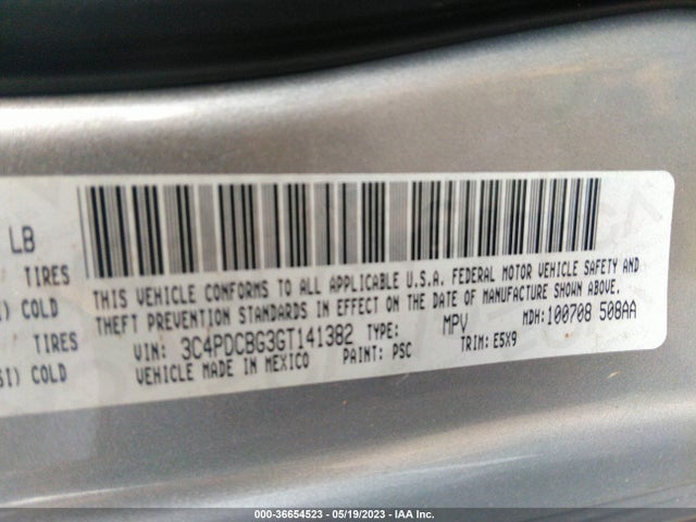 Dodge Journey Sxt 2016 3C4PDCBG3GT141382 Image 9
