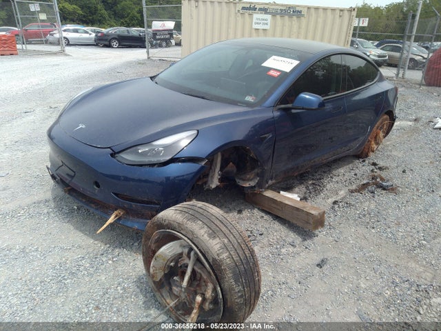 2022 TESLA MODEL 3 LONG RANGE VIN: 5YJ3E1EB5NF107780