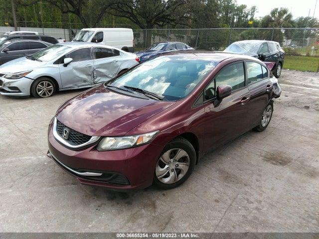 Honda Civic Sedan Lx 2014 19XFB2F56EE006144 Image 2