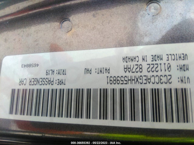 Chrysler 300 300c 2017 2C3CCAEGXHH559891 Image 9