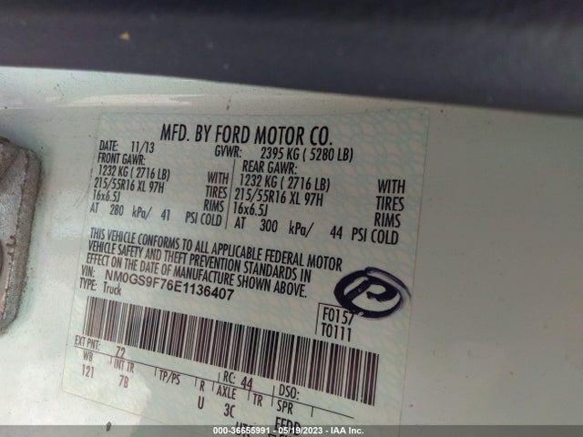 Ford Transit Connect Wagon Xlt 2014 NM0GS9F76E1136407 Image 10