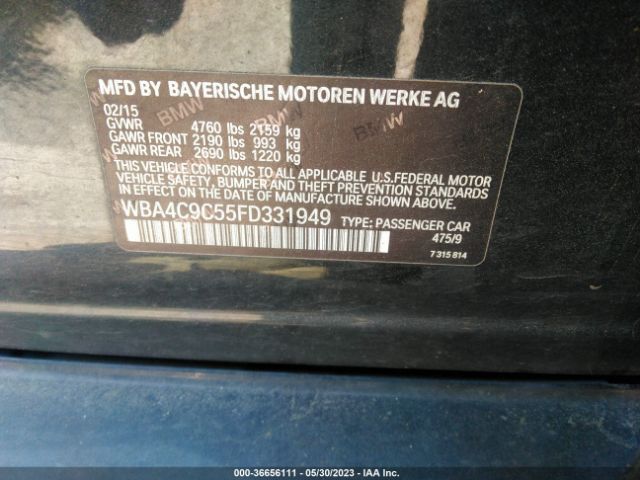 WBA4C9C55FD331949 BMW 4 Series 428i Xdrive