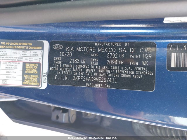 KIA Forte Lxs 2021 3KPF24AD9ME297411 Image 9