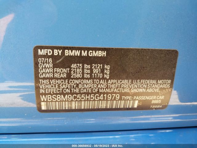 WBS8M9C55H5G41979 BMW M3
