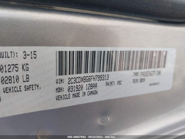 2C3CDXBG6FH799313 Dodge Charger Se