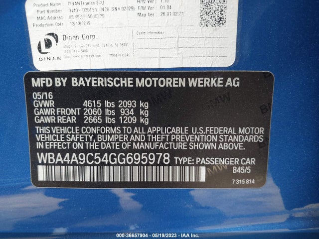 BMW 4 Series 428i 2016 WBA4A9C54GG695978 Image 10