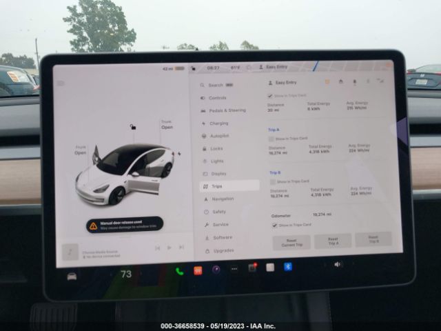 5YJ3E1EA4MF922395 Tesla Model 3 Standard Range Plus