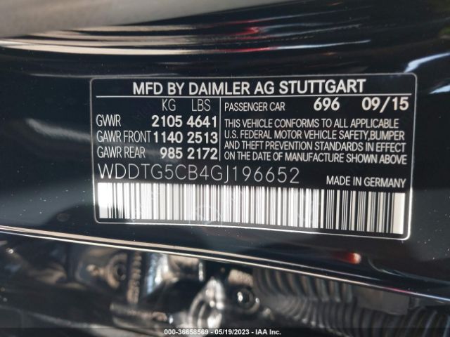 WDDTG5CB4GJ196652 Mercedes-Benz Gla Amg Gla 45
