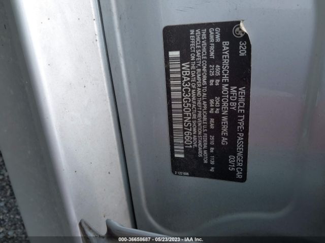 WBA3C3G50FNS76601 BMW 3 Series 320i Xdrive