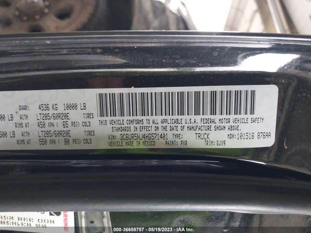 3C6UR5NJ4HG571401 RAM 2500 Laramie