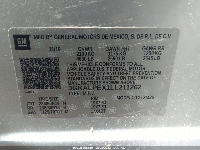 GMC Terrain Slt 2020 3GKALPEX1LL211262 Image 9