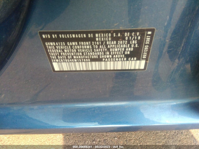 3VWCB7BU4KM157690 Volkswagen Jetta S/se/r-line
