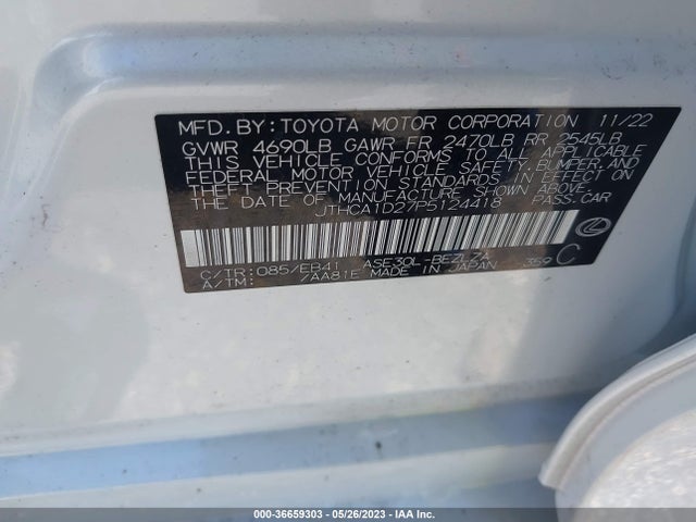 2023 Lexus IS, VIN: JTHCA1D27P5124418