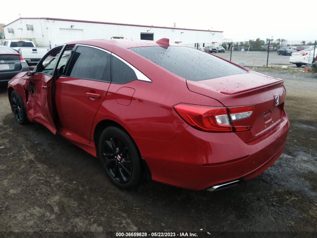 2019 HONDA ACCORD SEDAN SPORT 1.5T VIN: 1HGCV1F39KA030232