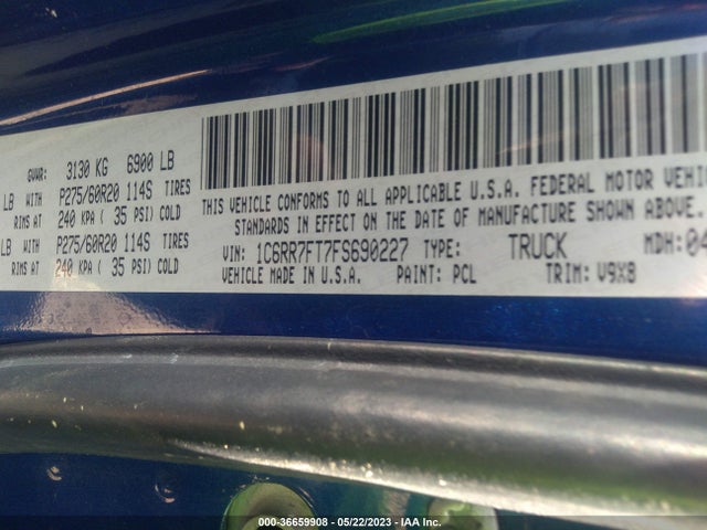 RAM 1500 Express 2015 1C6RR7FT7FS690227 Image 10