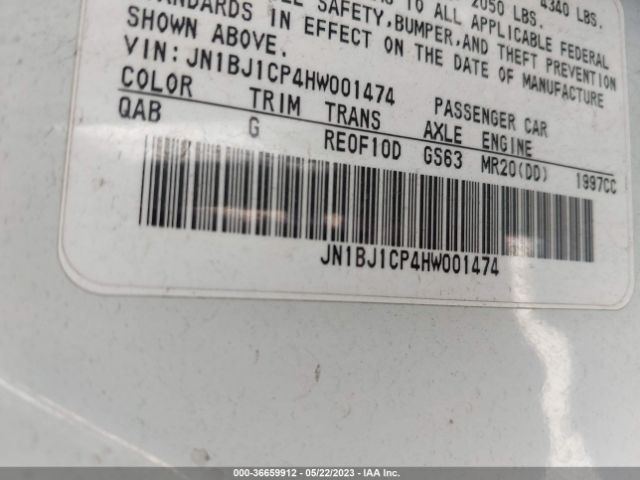 JN1BJ1CP4HW001474 Nissan Rogue Sport Sl