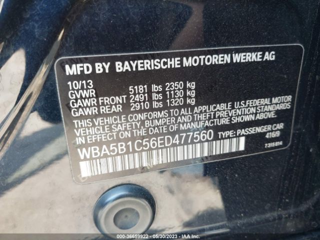 WBA5B1C56ED477560 BMW 5 Series 535i