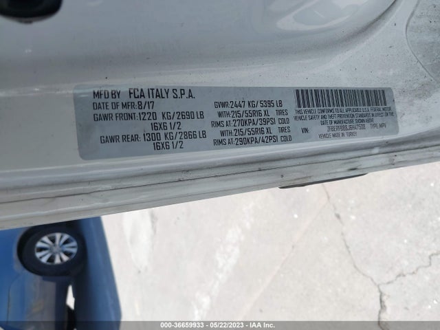 ZFBERFBB8J6H47508 RAM Promaster City Tradesman Slt