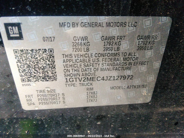 GMC Sierra 1500 Sle 2018 1GTV2MEC4JZ127972 Image 9