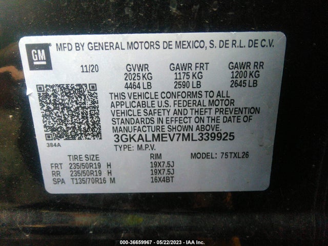 GMC Terrain Sle 2021 3GKALMEV7ML339925 Image 9