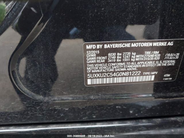 5UXKU2C54G0N8122 BMW X6 Xdrive35i