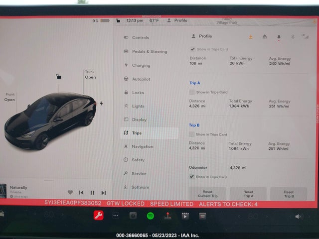 Tesla MODEL 3 2023 5YJ3E1EA0PF383052 Image 7