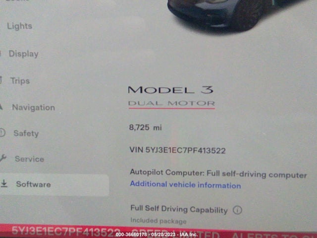 Tesla Model 3 Performance 2023 5YJ3E1EC7PF413522 Image 7