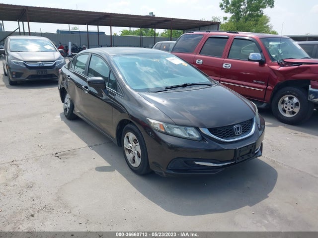 Honda Civic Sedan Lx 2014 2HGFB2F55EH506320 Image 1