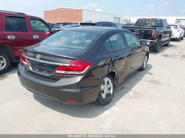 Honda Civic Sedan Lx 2014 2HGFB2F55EH506320 Image 4