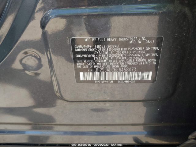 JF2SJAEC6EH458473 Subaru Forester 2.5i Premium