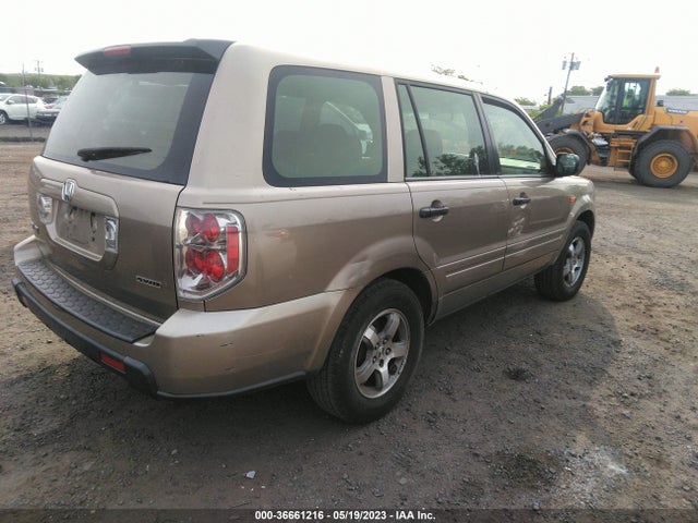 2007 HONDA PILOT LX VIN: 2HKYF18187H536454