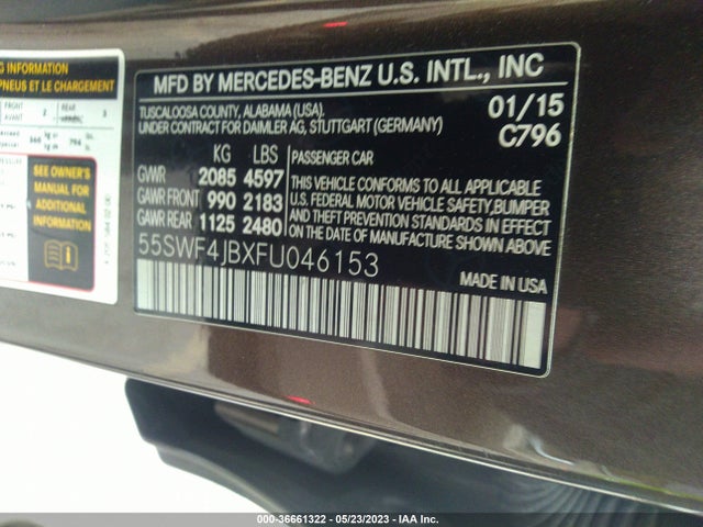 Mercedes-Benz 2015 2015 55SWF4JBXFU046153 Image 21