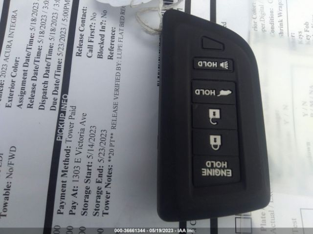 19UDE4H67PA006306 Acura Integra W/a-spec Tech Package