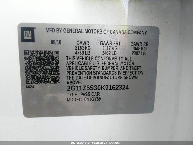 Chevrolet IMPALA LT 2019 2G11Z5S30K9162324 Image 26