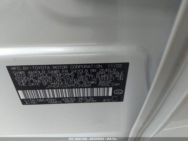 2023 Lexus IS, VIN: JTHCA1D2XP5124364