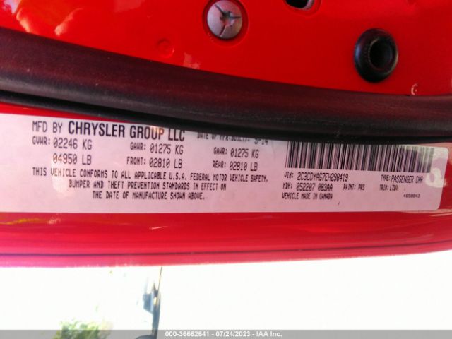 2C3CDYAG7EH298419 Dodge Challenger Sxt