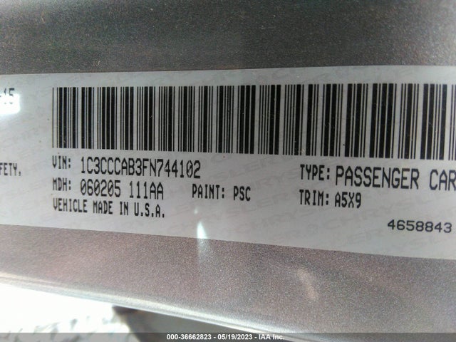1C3CCCAB3FN744102 Chrysler 200 Limited