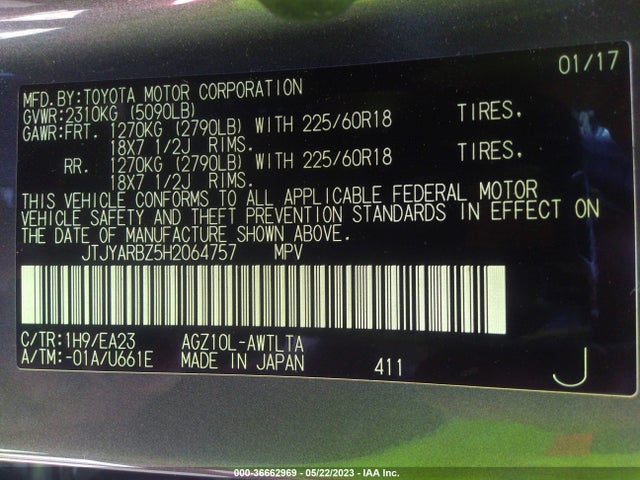 JTJYARBZ5H2064757 Lexus Nx Nx Turbo
