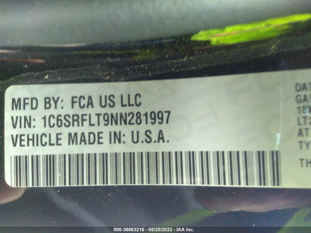 1C6SRFLT9NN281997 RAM 1500 Rebel
