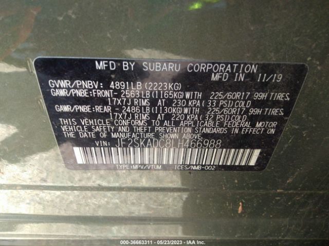 JF2SKADC8LH466988 Subaru Forester