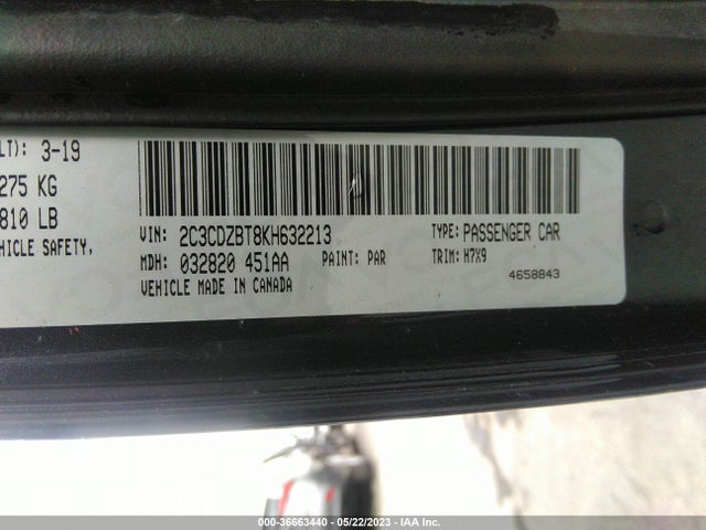 Dodge Challenger R/t 2019 2C3CDZBT8KH632213 Image 10