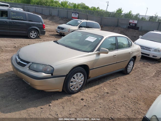 2005 CHEVROLET IMPALA BASE VIN: 2G1WF52E759168187