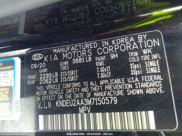 KNDEU2AA3M7150579 KIA SELTOS S