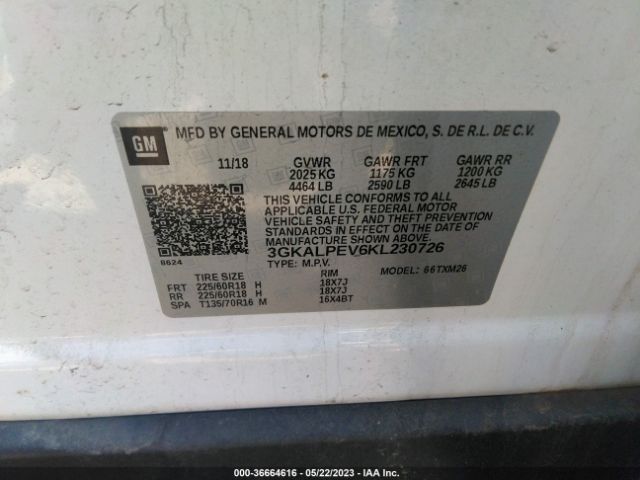 3GKALPEV6KL230726 GMC Terrain Slt